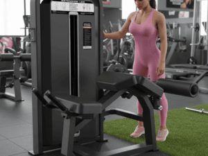 Maquina leg curl acostado