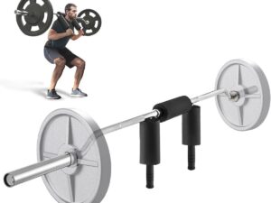 Barra olímpica con soporte de seguridad 20 kg