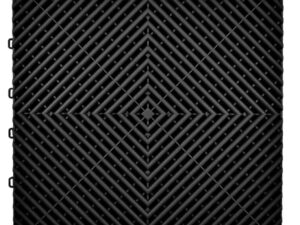 Piso Modular PVC 18 mm (40 cm x 40 cm) negro