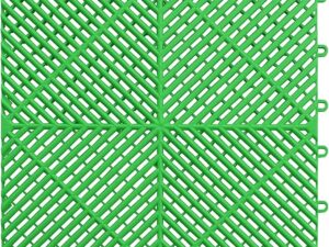 Piso Modular PVC 18 mm (40 cm x 40 cm) verde