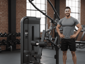 Máquina de polea para espalda superior